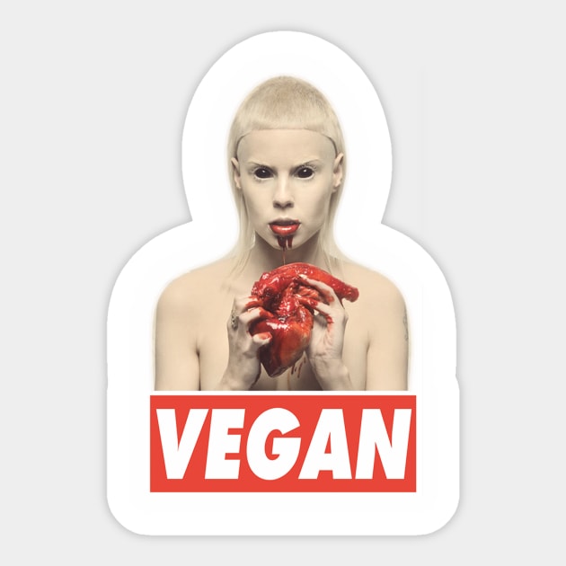 Vegan Sticker by hateyouridols